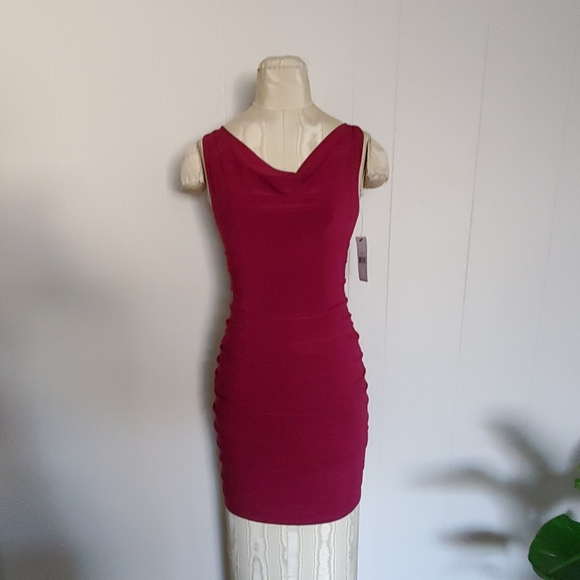 NWT American living Jersey cowl & pleats dress - Picture 1 of 6